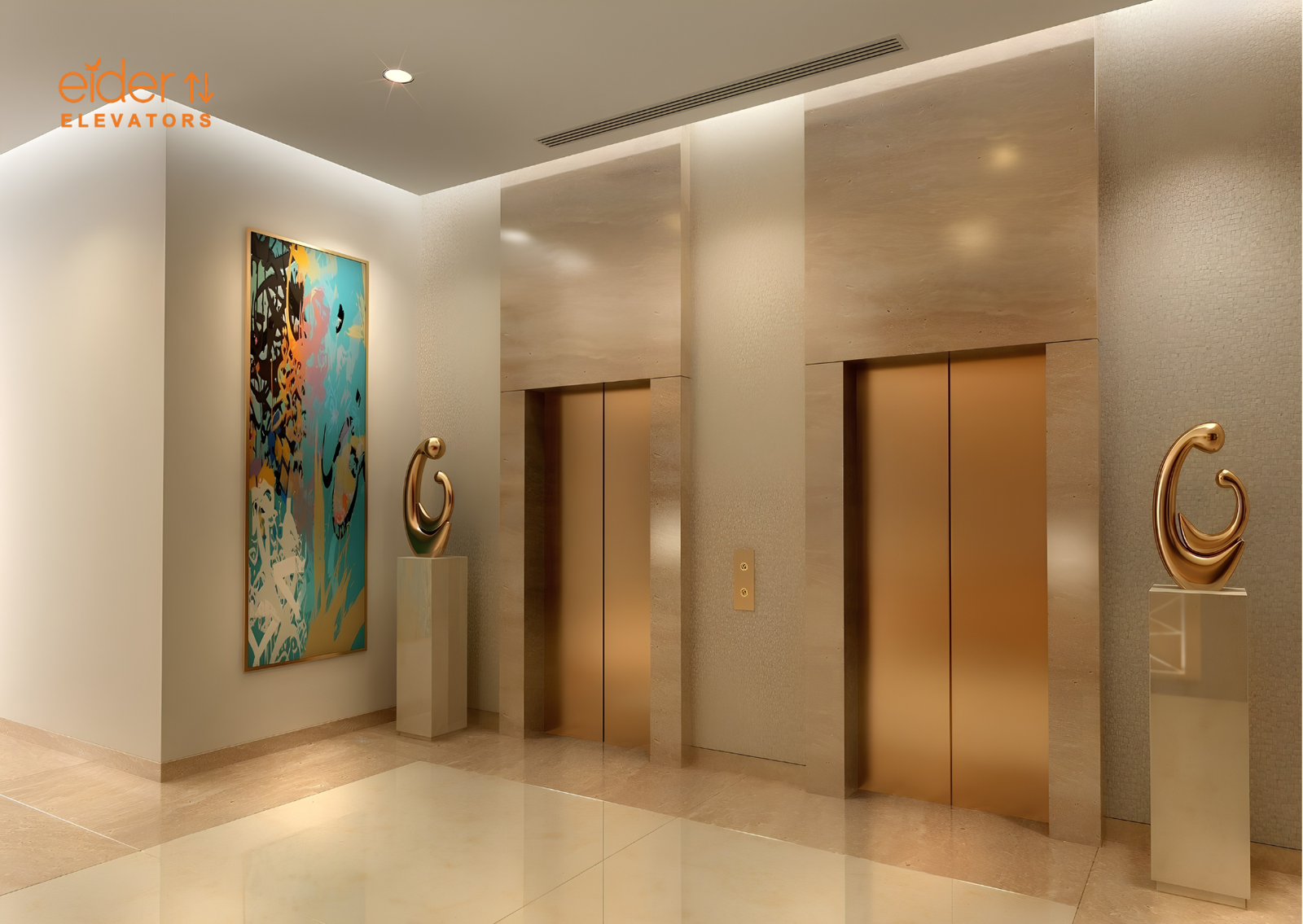 Apartment Lift installed by Eider Elevators, Bengaluru