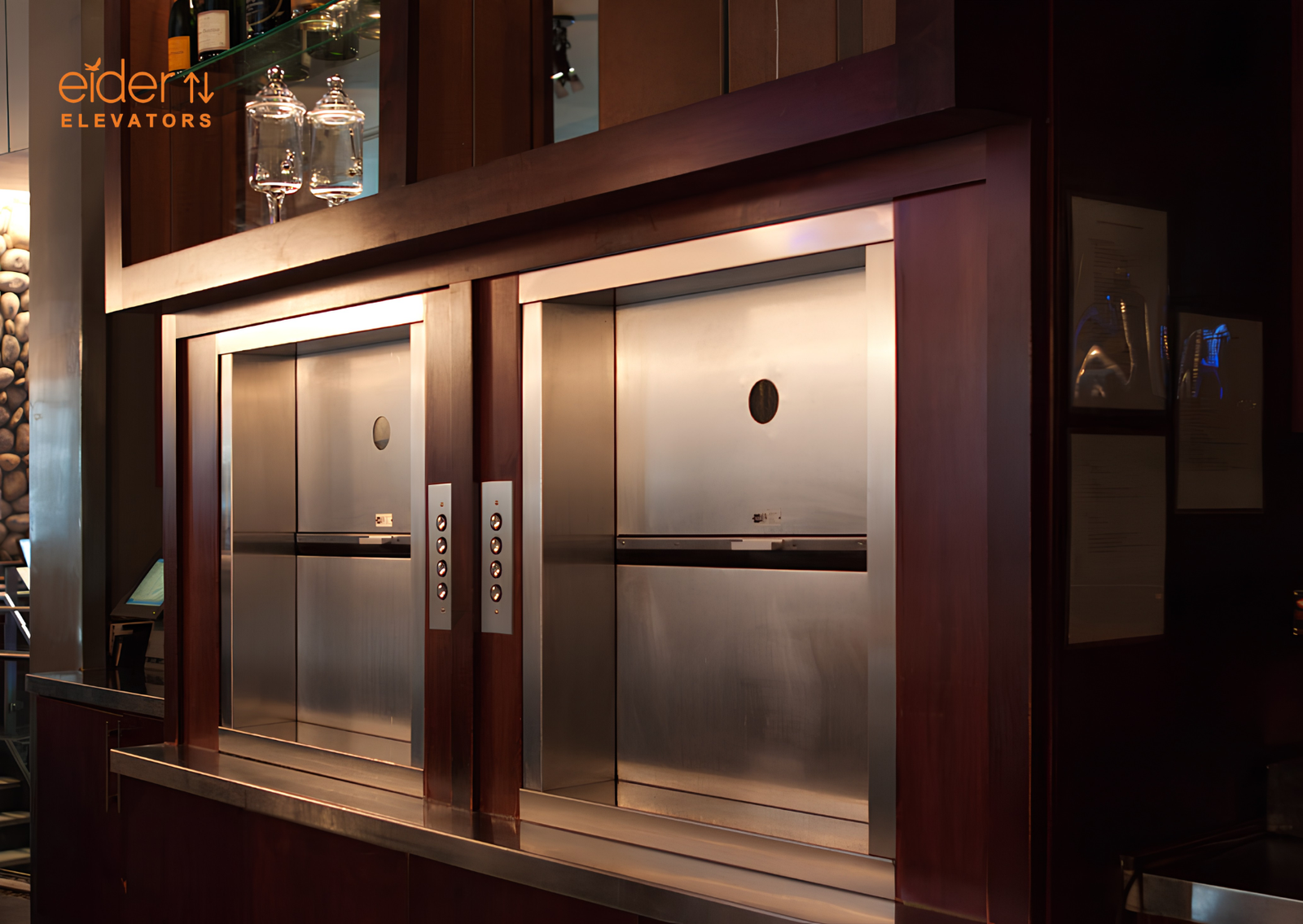 Dumbwaiter installed by Eider Elevators, Bengaluru